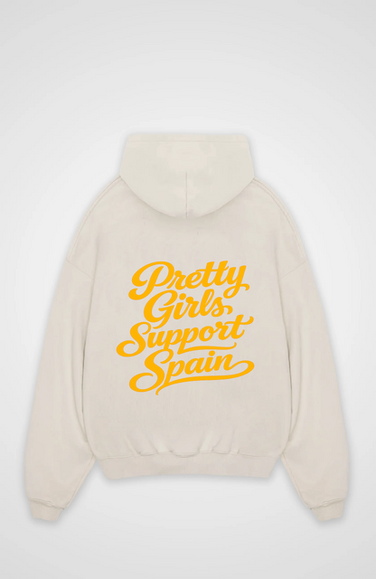 Pretty Girls Support Spain Oversized Hoodie