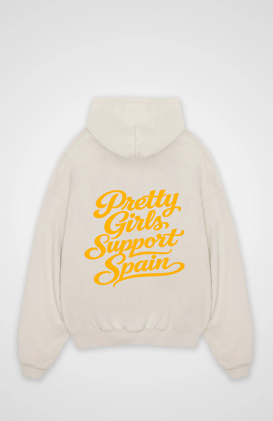 Pretty Girls Support Spain Oversized Hoodie