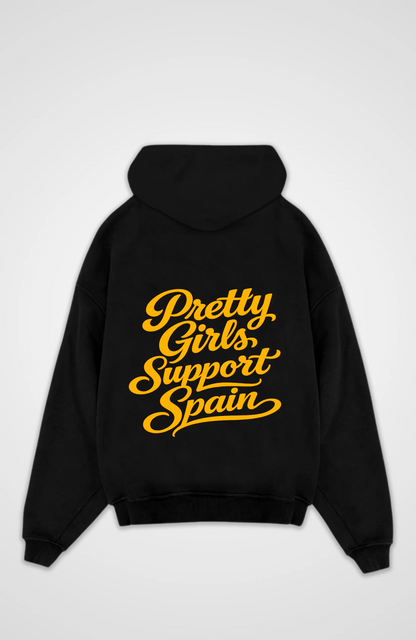 Pretty Girls Support Spain Oversized Hoodie